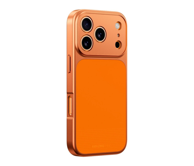 AmazingThing Minimal Mag Full Cover Case na iPhone 17 Pro - pomarańczowe - 1527009 - zdjęcie 2